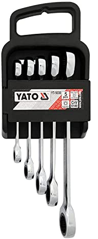 YATO YT-5038 Ratschen-Doppelringschlüsselsatz