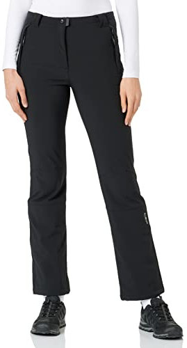 CMP - Damenhose mit innenliegender Gamasche, Schwarz, L
