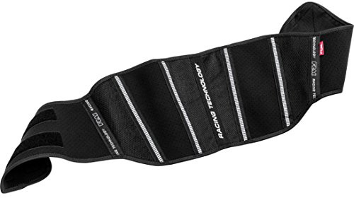 FLM Sports Nierengurt 1.0 - Sportlicher, atmungsaktiver Nierengurt, großzügige Mesh-Einsätze - stützende Korsettstangen schwarz XXL