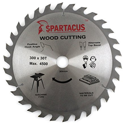 Spartacus Wood Cutting Circular Saw Blade 300mm x 30mm Bore 30 Teeth