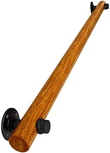 DBYSFS Holzhandlauf, Holz, Wandhalterung, Haltegriff für Badezimmer, WC-Sicherheitsgeländer Badewanne und Duschhilfe, 3 Größen praktisch
