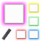 Northpoint LED Deckenpanel mit RGB Hintergrundbeleuchtung (Quadrat 45x45cm)