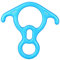 Klettern Abseilachter, Kletter Abseilgerät 50KN Abseilachter Abseilgerät Klettern 8 Descender Absteigende Sichernde Ausrüstung für 8-13mm Seil(Blau)