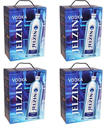 Bag-in-Box - Vodka - Boris Jelzin - Spirituosen - Wodka, Box mit:4 Boxen