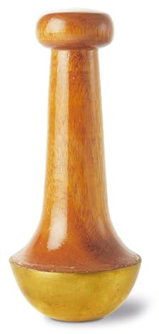 Kaash Classic Ayurveda Bol à manche en bois lisse