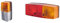 Hella 2BE 003 347-001 Blinkleuchte - C5W/P21W - 12V/24V - Anbau - Einbauort: links/rechts & 2SD 003 184-041 Heckleuchte, Rechts, 12V