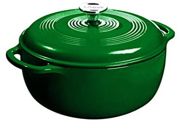 Lodge Cocotte en fonte émaillée Evergreen 6 Qt