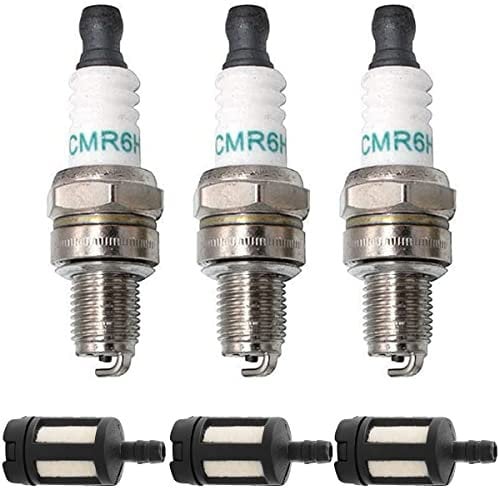 ZAMDOE CMR6H bujía NGK 3365 para Stihl MS171 MS181 MS211 MS192C MS193T MS201T MS201TC MS201 MS201C MS251 FS90 FS110 FS130 BR 550 BR600 BR500 BG86 FS56 FS56C FS56RC FS70C FS70R