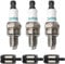 ZAMDOE CMR6H Spark Plug 3365 For Stihl MS171 MS181 MS211 MS192C MS193T MS201T MS201TC MS201 MS201C MS251 FS90 FS110 FS130 BR 550 BR600 BR500 BG86 FS56 FS56C FS56RC FS70C FS70R