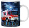 timalo® Tasse Motiv Feuerwehrauto mit Namen bedrucken lassen | Individuelle Kindertasse mit Feuerwehr und Wunschname für Kinder Jungen | mug-child-6