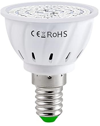 LUCHONG LED Grow Light Bulb for Indoor Plants Red & Blue Spectrum LED Plant Light Bulbs E14 Growing Lamp for Seedlings Hydroponic Succulent Flowers Veg Greenhouse (220V)