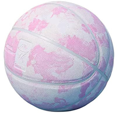 Pallone da basket per adulti, professionale per esterni, da pallacanestro per interni ed esterni, taglia ufficiale 7, pallacanestro per adulti, adatto per giochi di pallacanestro per adulti (rosa)
