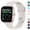 Oumida Armband für Amazfit Bip 3 Pro/Bip/Bip 3/Bip U Pro, 20mm Neues Silikon Armbänder, Verstellbares Sport Ersatzband für Amazfit GTS 2 Mini/GTS/GTS 3/GTS 4/GTS 4 Mini Damen Herren, Sternenlicht
