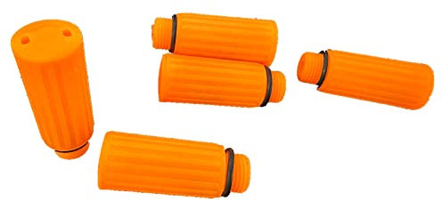 ANKROYU 5PCS 15.5mm Yellow Breather Valve Cover for Air Compressor Pump,Breathing Rod Breather Cover,air Compressor Pump Parts,Corrosion Resistant,Anti-Aging