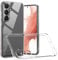 Captor Cover Trasparente per Samsung Galaxy S24 Plus, Custodia TPU in Silicone Flessibile Morbida e Sottile, Alta Qualità con Bordo Rialzato per Schermo e Protezione Fotocamera (Trasparente)