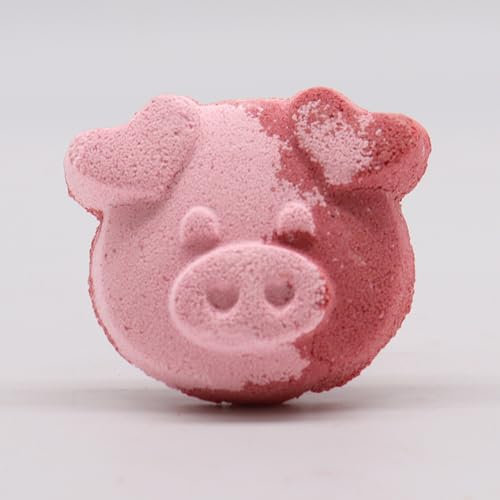 4 Stück Badebomben Schweinchen, Ferkel, Vanilie Duft