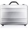GUARDIQUE Aluminium Aktentasche, CW-021, mit Deckeleinsatz & Trennwand-Set, Attachékoffer, Aktenkoffer aus Aluminium, Alu-koffer, Demonstrationskoffer, Schutzkoffer, Silber, 44,2 × 32,2 × 11 cm