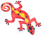 CIYODO Schmiedeeiserner Gecko-wandbehang Wohndeko-ornament Hängende Verzierung Wohndeko Gecko Gecko-wandskulptur Gecko-ornamente Gartengecko-dekor Vintage-schmuck Außendekorationen Eisen