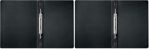 Leitz A4 Spiralhefter, 250 Blatt, 100% Recyclebar, Umweltfreundlich, Recycle-Serie, Schwarz, 39050095 (Packung mit 2)
