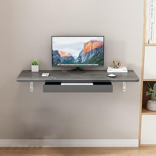 HPIRFYE Wandklappschreibtisch aus massivem Holz，Klappbarer Wand-Esstisch，Kleiner Raum wandtisch klappbar，Mehrere Stile verfügbar, hohe Tragfähigkeit, Wohnzimmer,Schlafzimmer,Küchen
