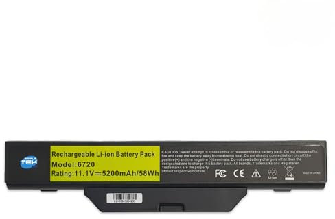 SIMPLETEK - Batteria sostitutiva | Compatibile con HP Compaq 511 550 610 615 e Business Notebook 6720s 6730s 6735s 6830s 6820s 6720s/CT 6730s/CT