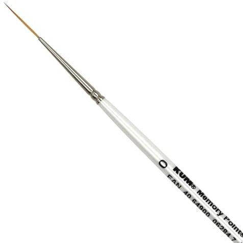 KUM 5145011 - Pinceau Aquarelle Memory Point Liner Taille 0, 1 Pinceau d'artiste