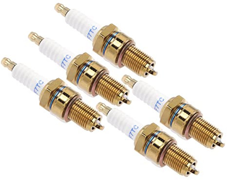 Hemobllo 5Pièces Bougies Allumage Ftc Pour Générateurs De Au Remplacement Facile Performance Allumage Compatible Micro Tracteurs