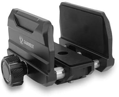 XAMOREST QC105A Arca Swiss Rifle Saddle Mount, Gun Clamp for Tripod Rifle Clamp for Tripod Hunting Tripod Clamp with Quick Release Plate