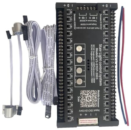 UTTASU Treppenlicht Handlauf Treppenstufenlicht mit kompatibler Bluetooth-Board-Controller