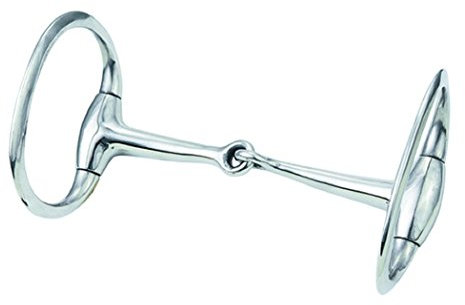 Weaver Leder Draft Bit Wassertrense Olivenkopf Mund, Nylon schwarz, 15,2 cm