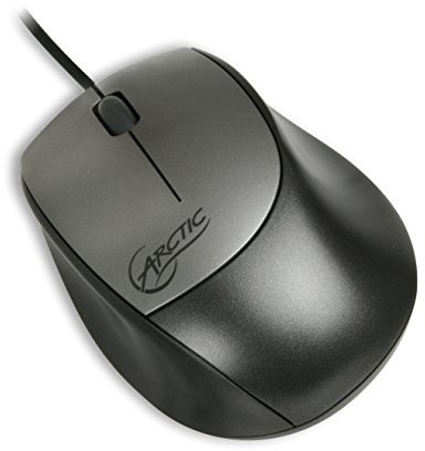 Arctic M121 Laser USB 1000dpi Laser – Mouse, USB, 1000 dpi, Black Plastic, 1.4 m, Black)