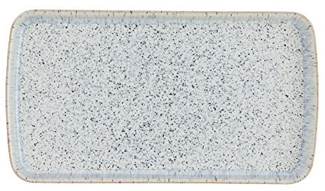 Denby Halo Rectangular Plate, Stoneware, Black