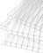 Hohlkammerplatten für Gewächshaus 60,5 x 113 cm - Polycarbonatplatten, Kunststoffplatten 4mm, Wetterfeste Gewächshausplatten, Polycarbonat Stegplatten, UV-beständige Wellplattendach, Dachwellplatten