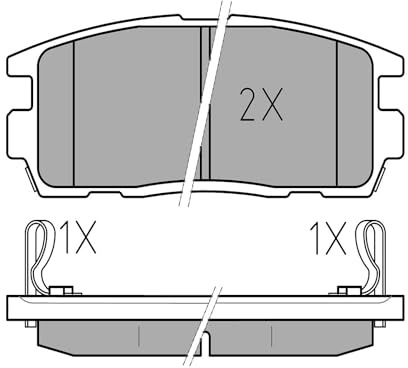 Meyle 025 244 9815/W Brake Pad Set, disc brake