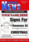 A5 personalisierbar Swansea Weihnachten Football Karte