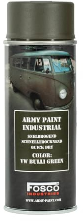 Spraydose 400ml (1L-24,75€) Bundesheer Farbe für VWL319 Gelb Oliv Bulli Green