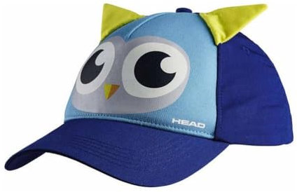 HEAD Unisex Jugend Kids Cap Owl Tennis, blau/hellblau, Einheitsgröße