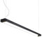 Arcchio LED Büroleuchte Cuna (Modern) in Schwarz aus Aluminium (1 flammig,) - Bürolampe Arbeitsplatzlampe Hängeleuchte Pendelleuchte Deckenleuchte Arbeitszimmerleuchte