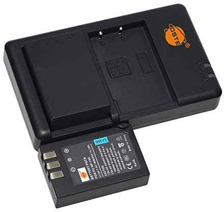 NP-140 Lot de 2 Batteries de Rechange Rechargeables et Chargeur Double Compatible avec Fuji FinePix S100FS, S200EXR, S200FS, S205EXR