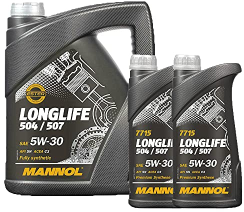 5+2 (7 Liter), MANNOL 7715 Longlife 504/507 5W-30 Motoröl