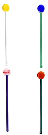 Cabilock Lot De 4 Cuillères À Mélanger avec Poignée pour Dessert Café Verre Cuillère À Glace