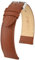 HIRSCH Kansas Uhrenarmband - Uhrband aus super robustem Leder für Damen- & Herren-Uhren - mit Werkzeug - Goldbraun - 16 mm