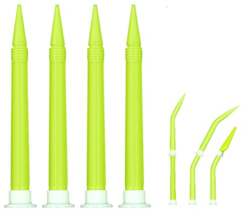 Angle/Long Plastic Nozzle Can be combined and extended, Caulk Applicator 4 PCS (Long 4p)