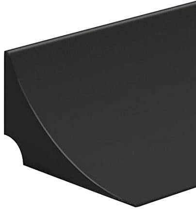 Schwallschutzleiste Dusche Randstreifen, 2/5/10/20m TPE Selbstklebend Duschwasserstop Barriere-Wasserstopper, Dichtungsstreifen für Waschbecken, Badewanne, Arbeitsplatte (Schwarz*10M)