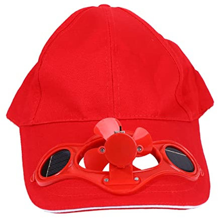 Yardenfun 1Pc Kinder Gesicht Solar Cool Outdoor Rot Schalter Zubehör Baseball Kühlung Heiß Mit Power Hüte UV In Ihre Kinder Baumwolle Aufbewahrung Für Mütze Sommer