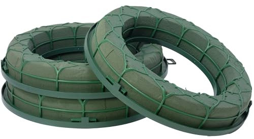 Flowerbox Oasis Steckschaum IDEAL Universal Ring Ø27cm Steckmasse Steckschwamm - 3 Stück