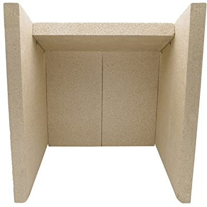 Innenauskleidung Vermiculite komplett Kaminofen Caminos Prestige 2.0 und H&M Germany Duisburg (ohne Stifte) Brennraumauskleidung aus Silikatmaterial fertig zum Einbau leichte Montage