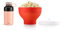 Lékué Kit Regalo Popcorn, Silicona + Botella isotérmica acero inox 300 ml