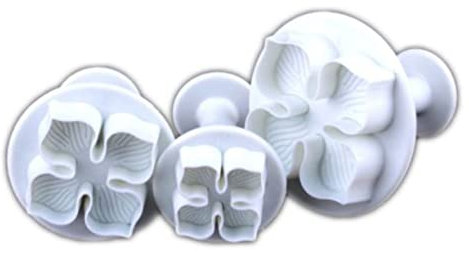MAGICLULU 3stücke Teiliges Hortensien Fondant Ausstecher Plunger Cutter Aus Lebensmittelechtem Kunststoff Verschiedene Für Kuchen Marzipan Kekse Und Zuckerpaste Weiß
