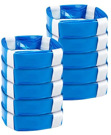 10 Recharges pour Poubelle à Couches compatibles avec Tous Types de Recharges, Sacs Résistants et Parfumés Bloque les Odeurs avec 7 Couches Protectrices
